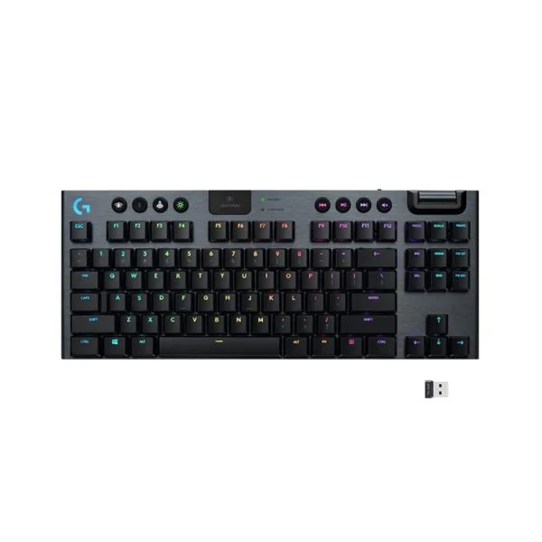 Logitech G915 TKL Tenkeyless Lightspeed Wireless RGB Mechanical Gaming Keyboard - Carbon Tactile